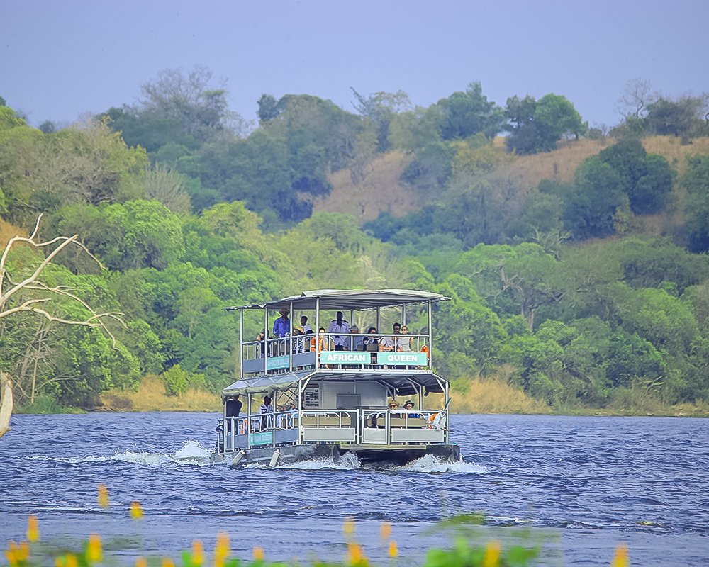Murchison Falls boat cruise on the Nile in Uganda