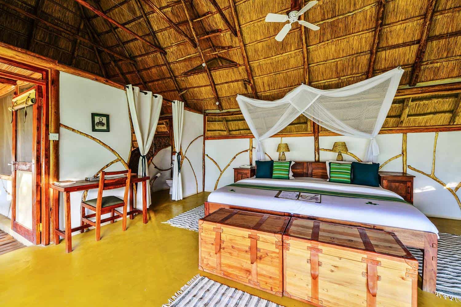 Comfortable midrange safari lodge in Uganda