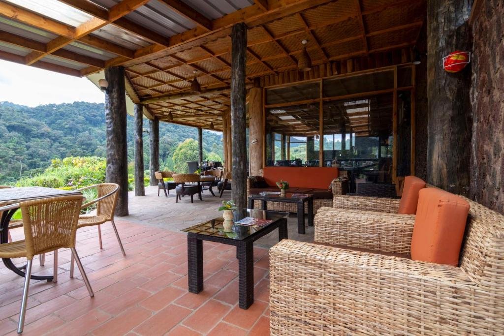Midrange lodge accommodation near Bwindi Impenetrable National Park